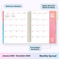 Planificateur à reliure spirale en cuir PU personnalisable Best Seller 2026 - Cadeau d'affaires, agenda quotidien, journal