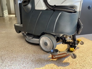 MLEE 740MINI Gạch Lát Sàn Gỗ Đánh Răng Hiệu Quả CE Nhà Máy Cao Su Epoxy Phòng Tập Thể Dục Sàn Máy Làm Sạch - Product Image 5