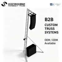 Système de tour de levage pour enceintes Foresight FT-Truss en aluminium, léger, en alliage 6082-T6, modulaire, assemblage rapide, haute capacité de charge