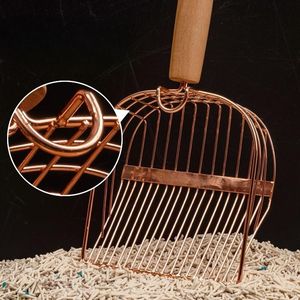 Pelle profonde de haute qualité Kitty et Puppy Merde avec cintre auto-adhésif Pelle à litière en acier inoxydable avec support - Product Image 6