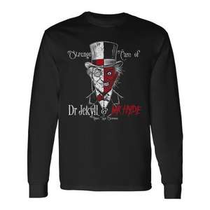 T-shirt vintage à manches longues Dr Jekyll et M. Hyde - Product Image 1