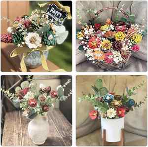 Hojas de Eucalipto Artificiales Realistas de Alta Calidad, Planta de 3 Ramas para Decoración del Hogar, Estilo Europeo Romántico, para el Día de la Madre y Navidad - Product Image 2