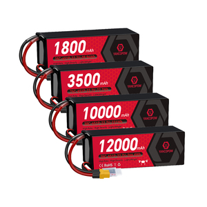 Tốc độ cao điện áp cao Drone pin 6S 10000mAh 25C 22.2V 6S Drone LiPo pin cho FPV khung 7/8/10inch FPV Pin - Product Image 1