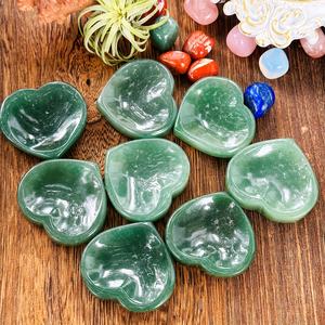 Bol en aventurine verte de haute qualité en gros pour la décoration de la maison et les décorations de Feng Shui, accessoire élégant - Product Image 3