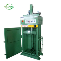 Presse à balles verticale compacte Gloyel GY6040T10A 600 kg pour déchets métalliques, canettes en aluminium, papier, plastique, bouteilles – Facile à utiliser