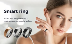 Bague connectée légère 3,5 g unisexe, surveillance de la santé, suivi du <span class=keywords><strong>cycle</strong></span> <span class=keywords><strong>menstruel</strong></span>, soins à distance, longue durée de vie de la batterie, sans frais <span class=keywords><strong>d</strong></span>'abonnement - Product Image 2