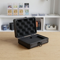 Boîte de rangement pour cartes en aluminium - Écologique, isolée, durable, portable, design simple et décontracté