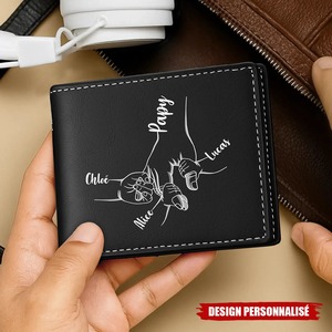Portafoglio in Vera Pelle per Uomo Personalizzato con Blocco RFID, Design di Lusso, Regalo per Anniversario e Festa del Papà - Product Image 2