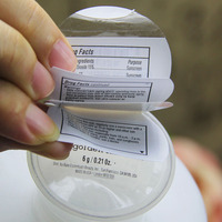 Étiquettes autocollantes étanches multicouches, personnalisées, Double couche, impression sur trois faces, pour emballage de bouteilles médicales, 50 pièces