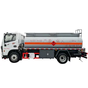 Nieuwe Ontwerp Mini Dongfeng Anti Brandstof Diefstal 5 Ton Brandstoftank Truck Voor Eetbare Plantaardige Olie Diesel