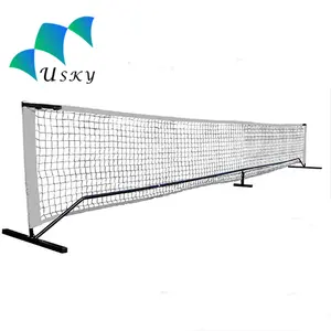 Filet de Badminton de Volleyball Amovible Portable avec Sac de