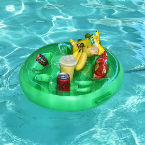 Portabicchieri Gonfiabile Multifunzionale Pieghevole in Plastica Rinforzata per Feste in Piscina, Secchiello per Ghiaccio, Raffreddamento Vino e Birra Estivo - Product Image 3