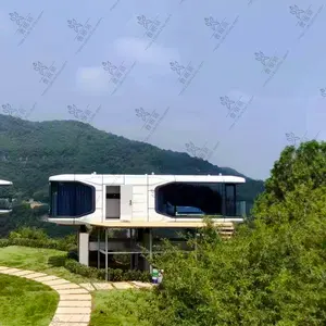 China Reclame Opblaasbaar Stalen Huis Villa Luxe Buiten Tuinhuisje Zelfbouw Huis Tuinkamer
