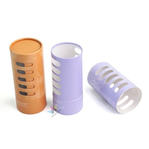Crown Win Tubo De Carton Kraft New Style Black Round Perfume Cylinder Gift Box Tube En Carton T-shirt-packaging-tube Paper Tube - Product Image 1