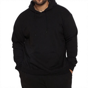 OEM 500g Cotton Blank Double Hooded Hoodie Heavyweight Custom Oversized Sweatshirt Oversized Streetwear Men's Fleece Hoodies - Product Image 1
