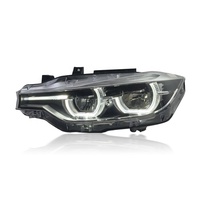 Pour Série 3 F30/F35, phares LED blancs jaunes 6000K style Ikon, clignotants séquentiels, plug-and-play, nouveaux 2013-2018, feux avant