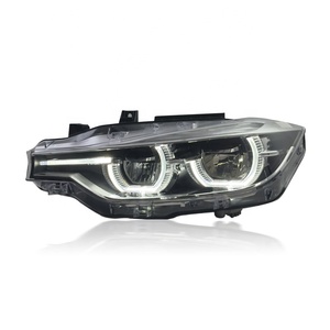 Pour <span class=keywords><strong>BMW</strong></span> Série 3 F30/F35, phare de style Ikon, jaune et blanc, DRL à commutation LED, phare avant 2013-2018, accessoires de voiture - Product Image 3