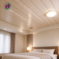 Panneaux de plafond en PVC faciles à installer, imperméables, en plastique, pour hôtel, restaurant, bureau, design d'intérieur commercial