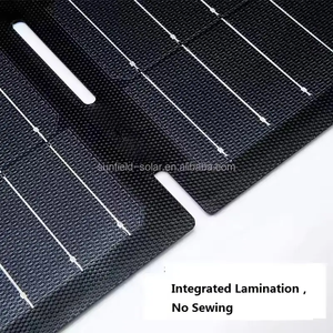 Panneau solaire pliable portable 200W 12V ETFE pour camping, chargeur étanche pour batterie externe avec USB MC-4 Anderson - Product Image 6
