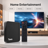 Suministro de Fábrica Tanix W2 Android 11 TV Box Amlogic S905W2 Decodificación de Hardware AV1 4K HDR WiFi de Doble Banda BT5.0 Reproductor Multimedia OTT