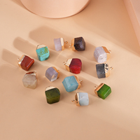 Colliers pendentifs en pierres brutes de guérison personnalisés pour femmes, pendentifs en pierres naturelles, collier en pierre irrégulière pour femmes