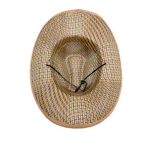 サマービーチパナマ麦わらサンハットキャップ女性用ワイドブリムドパピルス麦わら帽子男性用 - Product Image 2