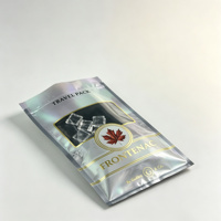 Pochette à fermeture éclair refermable en aluminium pour tabac, avec doublure anti-humidité à humidité constante, sac de rangement de voyage pour feuilles de tabac et cigares