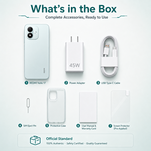 Smartphone Redmi Note 17 5G 2026, nouveau modèle original, écran 7 pouces, appareil photo 50MP, batterie 8000mAh et NFC, téléphone Android REDMI <span class=keywords><strong>Xiaomi</strong></span> - Product Image 4