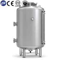Cuve de fermentation de bière à levure 10000L en acier inoxydable 316L de qualité sanitaire, certifiée CE, personnalisable de 200L à 5000L