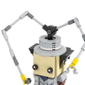 MOC7165 Inspector Gadget Série d'animation japonaise Cadeaux pour garçons Collection Blocs de construction DIY Jouets éducatifs Anime Enfants - Product Image 4