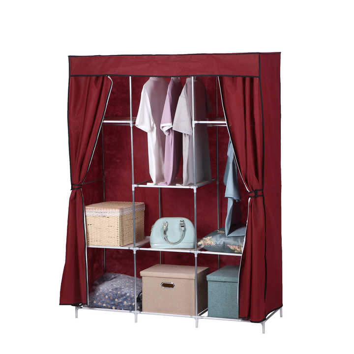 Simple Wardrobe Partition System Organizer for Folding Wardrobe