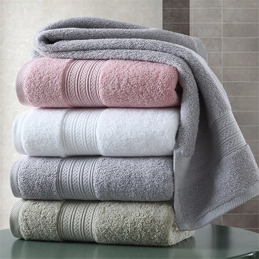 Asciugamani di lusso per hotel asciugamani da bagno in spugna di cotone 100%