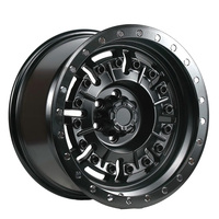 Jantes tout-terrain personnalisées en alliage d'aluminium 17x9 pouces 6x139.7 5x127 ET 0 /-10 MM 4X4 pour Ford F-Series Dodge Ram Chevrolet