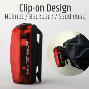 ไฟท้ายจักรยาน LED สว่างพิเศษ 150LM ชาร์จผ่าน USB-C กันน้ำระดับ IPx4 6 โหมด ทนทาน ผลิตจากพลาสติก ABS สำหรับการปั่นจักรยานกลางคืน - Product Image 3