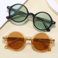 Lunettes de soleil Superhot Eyewear 42532 Mode 2024 Rétro Rond Protection UV400 Vacances Fête Décoratives