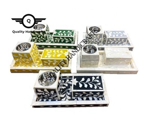Juego de Quemadores de Incienso con Incrustaciones de Hueso Religiosas de la Mejor Calidad para Decoración del Hogar, Mubkhar Árabe Hecho a Mano - Product Image 6