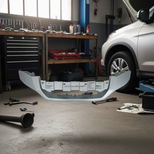 Renfort de pare-chocs pour CRV 2010-2011, remplacement à boulonner du pare-chocs avant avec découpes pour les feux de brouillard, neuf - Product Image 2