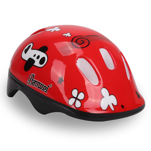 Casque de cyclisme pour enfants avec genouillères et coudières, équipement de protection au design de dessin animé pour le roller, la trottinette et le vélo d'équilibre - Product Image 5