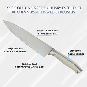 KITCHENCARE Producto en Tendencia 2026 Juego de Cuchillos de Cocina de 6 Piezas, Cuchillos de Acero Inoxidable para Cocina - Product Image 2