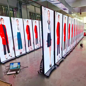 Thâm quyến nhà máy bán hàng trực tiếp có thể gập lại dẫn hiển thị áp phích p1.25 p1.5 p1.8 p2.5 trong nhà HD GoB quá trình đứng dẫn Màn hình Áp phích - Product Image 4