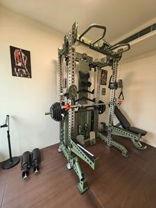 Macchina Multifunzionale per Allenamento di Forza in Palestra, Attrezzatura Smith con Pesi in Acciaio, Trainer per <span class=keywords><strong>Esercizi</strong></span> - Product Image 6