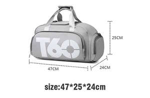 Sac de sport multifonctionnel personnalisé, léger, bandoulière, imperméable, sac à dos d'entraînement, sac de voyage portable pour courts trajets, sac de sport - Product Image 6