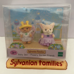 <span class=keywords><strong>Sylvanian</strong></span> <span class=keywords><strong>Families</strong></span> Baby Duo Flowery Garden Friends Blind Box, figurines d'animaux jumeaux tendance à collectionner pour jeux de scènes de maison de poupée - Product Image 2