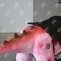 Dinosaure réaliste Ride-On pour les enfants Parfait pour les parcs à thème et les centres commerciaux