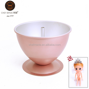 Or rose fond amovible antiadhésive design <span class=keywords><strong>barbie</strong></span> gâteau moule - Product Image 3