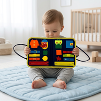 Bebek Montessori Meşgul Kitabı Sessiz Kitap Yeniden Kullanılabilir Etiket Keçe Erken Eğitim Duyusal Aktivite Öğrenme Çocuk Oyuncakları Hediyeler Okul Öncesi