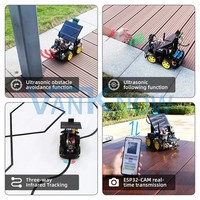 Kit de Démarrage Robot ESP32 à Recharge Solaire Complet DIY pour Électronique, Robot d'Intelligence Artificielle