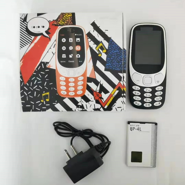 TOP Sale Wholesale Factory Supply 2G GSM Feature Phone for Nokia 3310 Dual Sim Card Small Celular Mini Phone