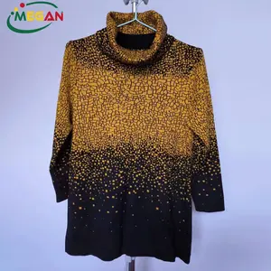 Megan all'ingrosso a buon mercato di qualità di lusso inverno vestiti di seconda mano donne usato maglione lavorato a maglia