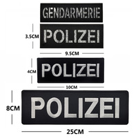 Ensemble de patchs tactiques brodés pour gilet, badges de moral, bandes dorsales et de poitrine, patchs de bras en tissu sergé avec fixation auto-agrippante